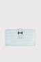 Zoozie Bags Croco Baby Blue Cartera de Mujer Piel PU Azul Bebé Elegante y Sofisticada 17cm x 1.5cm x 9cm